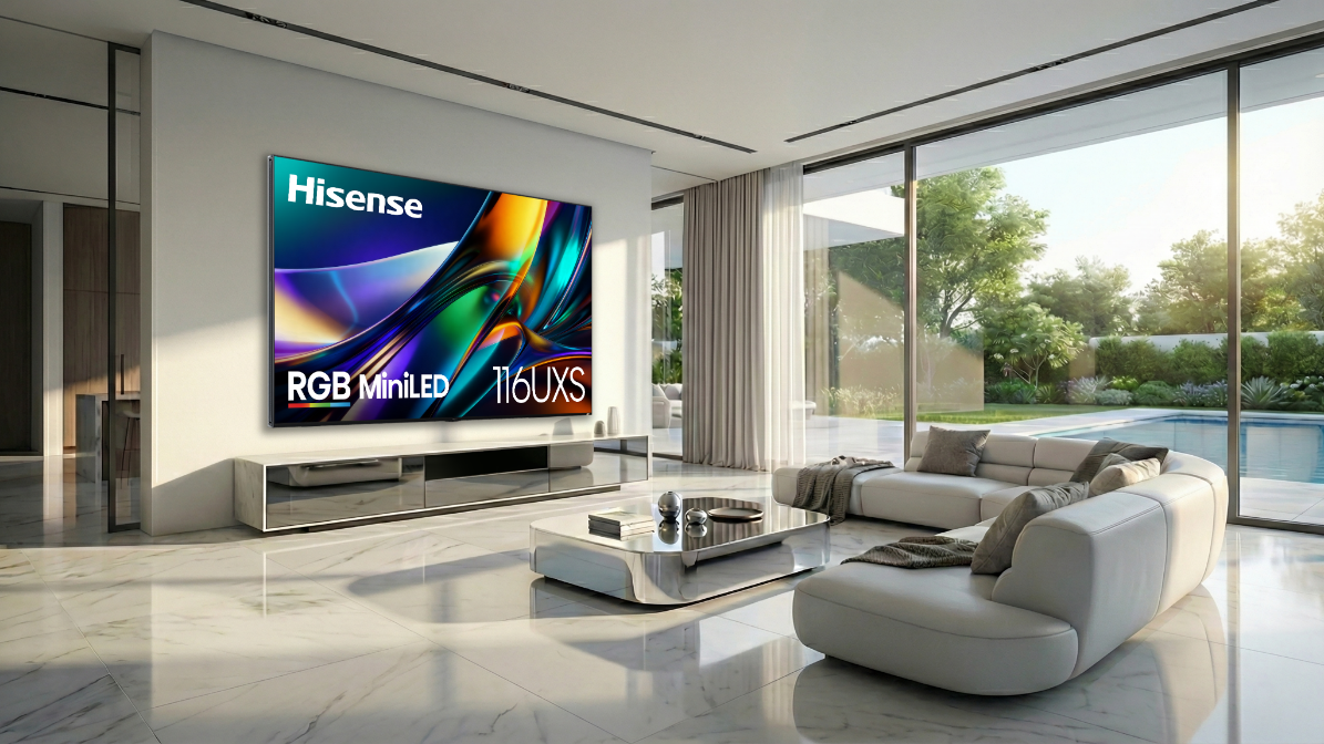 Hisense lidera a evolução do RGB MiniLED na CES 2026